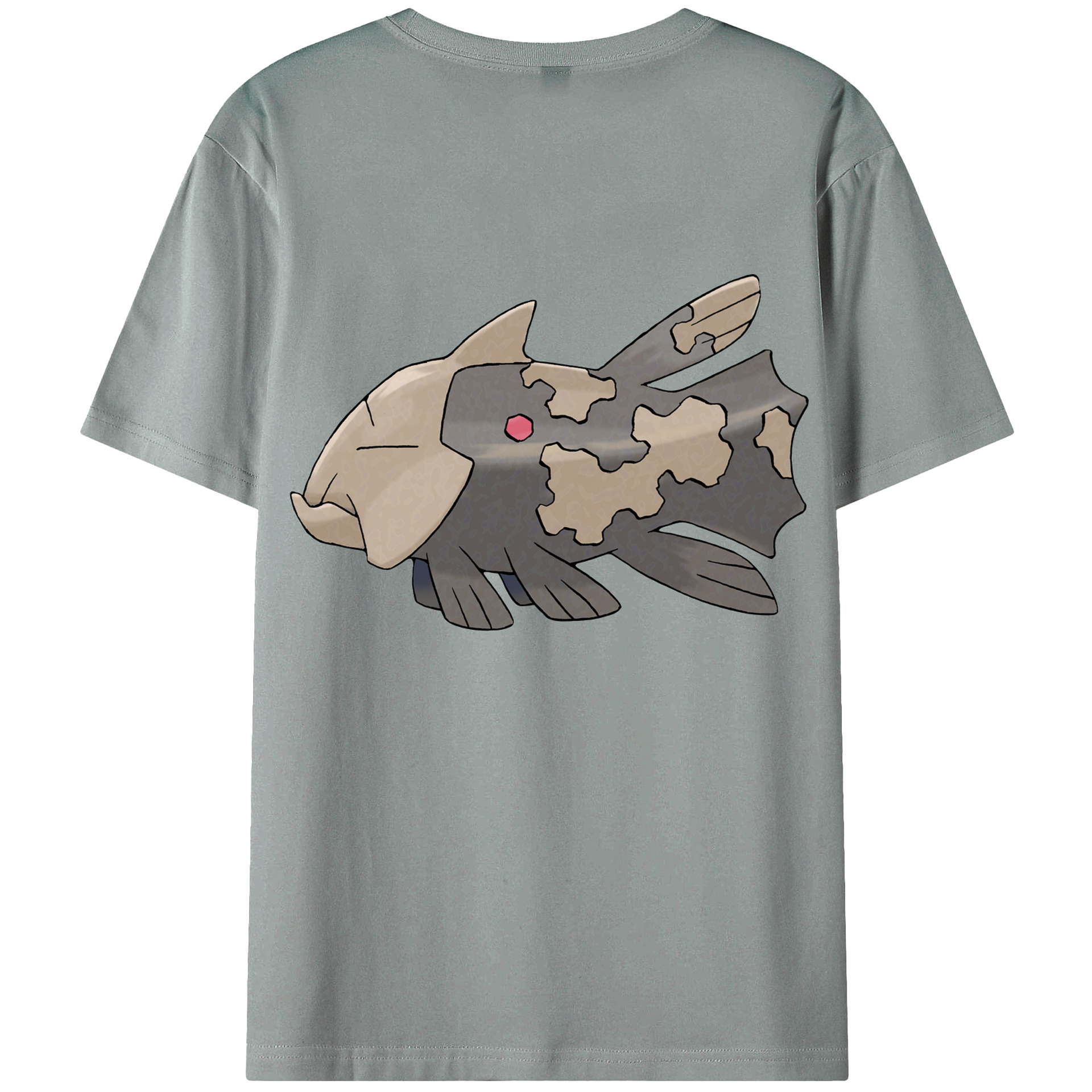 （画像用） ポケットモンスター Pokémon 綿100％ メンズ半袖Tシャツ（バックプリント） 通気性